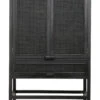 MERGE Cabinet, Teak, Black