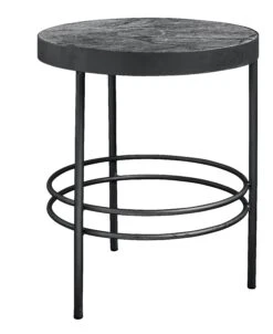 MIDNIGHT Round Side Table