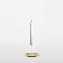 Micro Candle Pin - Set Of 2 - Brass (H 8 Cm / D 6 Cm)