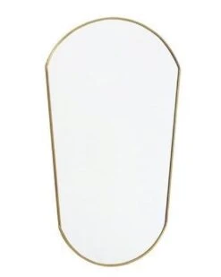 Mirror, Oval, Golden Frame