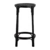 NEN Bar Chair, Black Rattan