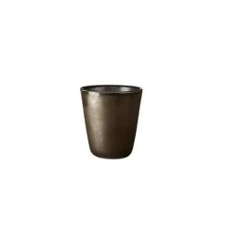 Aida Raw Metallic Brown Double Wall Mug 25 Cl