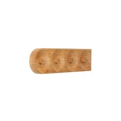 Solid Hook, 4 Hooks, Oak -Furniture Discount Store SolidHook 4Hooks Oak 1