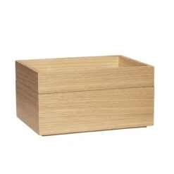 Folk Storage Box Natural (set Of 2)