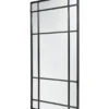 SPIRIT Iron Wall Mirror, Black