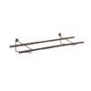 Shoe Rack Smoked Oak Large