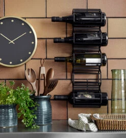 Wine Rack, Black 7 Wine Rack, Black -Furniture Discount Store Winerack 1