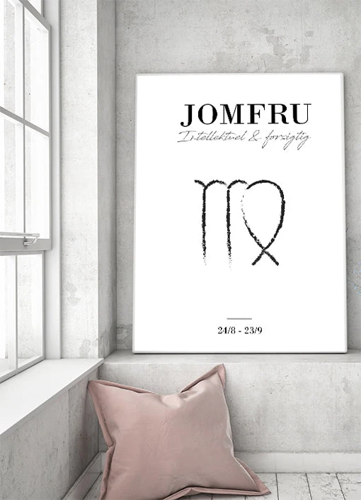Zodiac - Jomfru Poster 2 Zodiac - Jomfru Poster - Image 2
