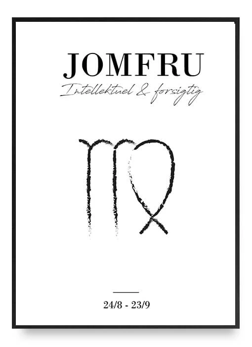 Zodiac - Jomfru Poster 1 Zodiac - Jomfru Poster