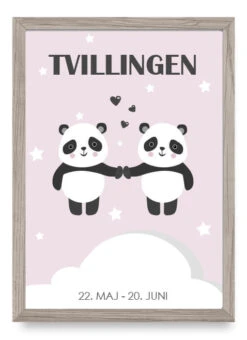 Zodiac For Girl - Tvilling Poster