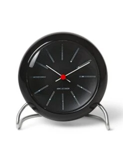 Bankers Table Clock Ø11 Cm Black