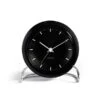 City Hall Table Clock Ø11 Cm Black