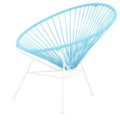 Condesa Chair White Frame 24 Condesa Chair White Frame -Furniture Discount Store condesa stuhl mit weiem gestell und hellblauemjpg