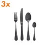 Black Cutlery - Set Of 12