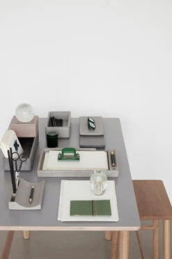 Pile Pen Holder Grey -Furniture Discount Store hubsch organizer2