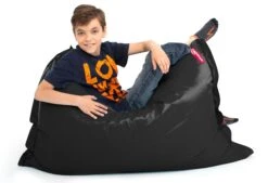 Junior Beanbag -Furniture Discount Store junior black