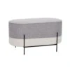 Norm Pouffe Grey/Sand