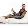 Premium Lounge Beanbag + Ottoman