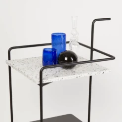 Confetti Trolley, Black + Black N' White 9 Confetti Trolley, Black + Black N' White -Furniture Discount Store sort 6png