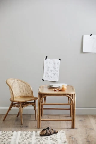 BALI Children Chair, Weaving, Natural 4 BALI Children Chair, Weaving, Natural - Image 4