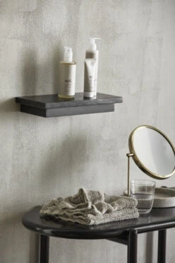 PAU Shelf W/ Marble, Black, S 5 PAU Shelf W/ Marble, Black, S -Furniture Discount Store sp 40942