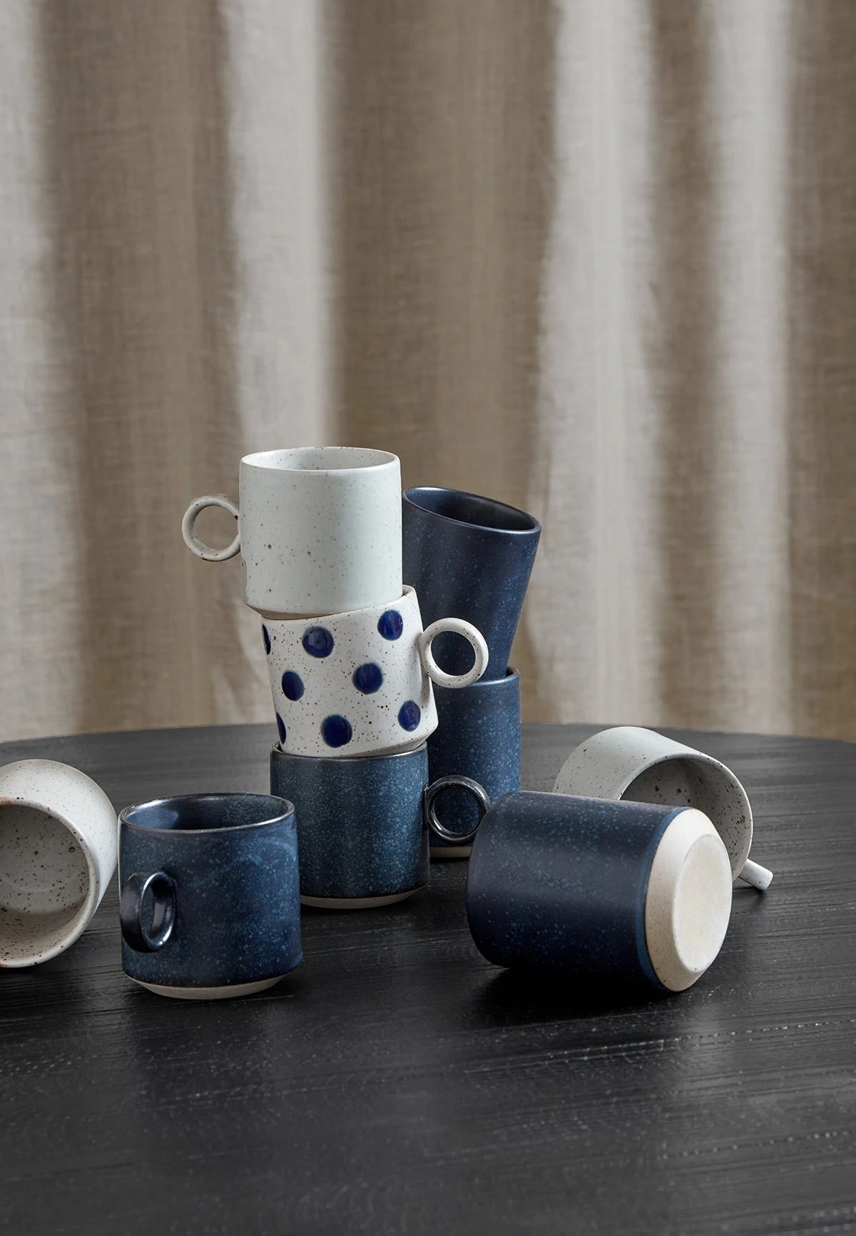 GRAINY Cup, Dark Blue 2pcs 2 GRAINY Cup, Dark Blue 2pcs - Image 2