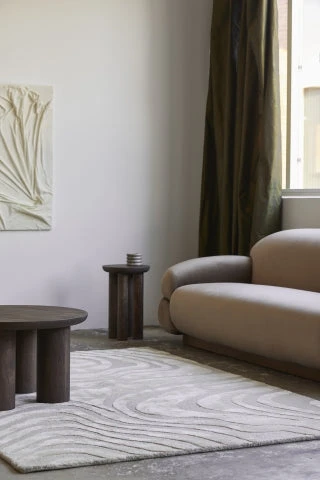 HARPER Jaquard Woven Carpet, Light Beige 2 HARPER Jaquard Woven Carpet, Light Beige - Image 2