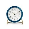 Station Table Clock Ø11 Cm Petrol/white