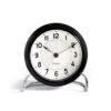 Station Table Clock Ø11 Cm White / Black